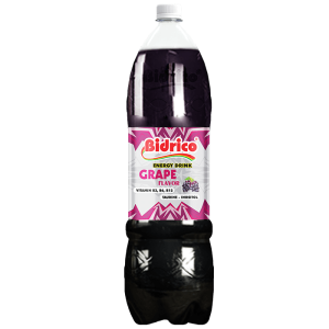 Nước tăng lực vị nho Bidrico chai 1.75l