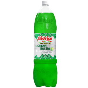 Nước tăng lực vị chanh bạc hà Bidrico chai 1.75L